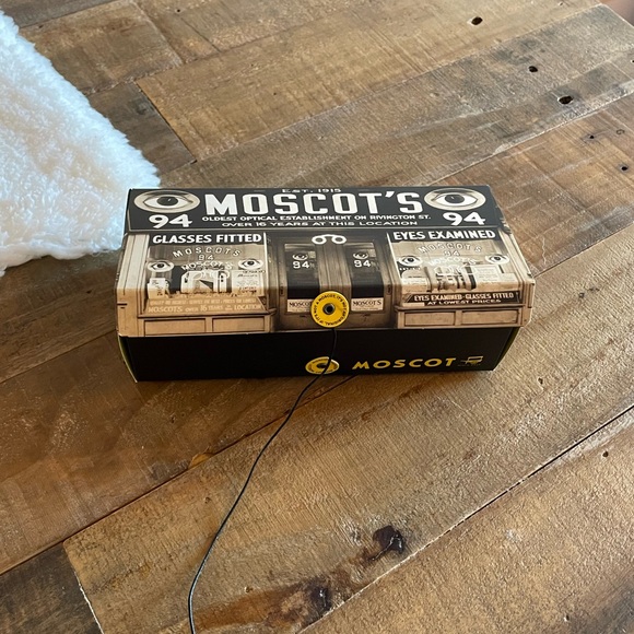 Moscot Originals Macher Grey/Tortoise/Silver Eye Glasses - Picture 9 of 11